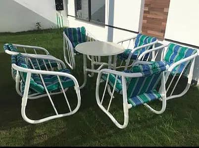 Garden and Lawn Outdoor Chairs, Patio Furniture PVC Plasic Fabric 9