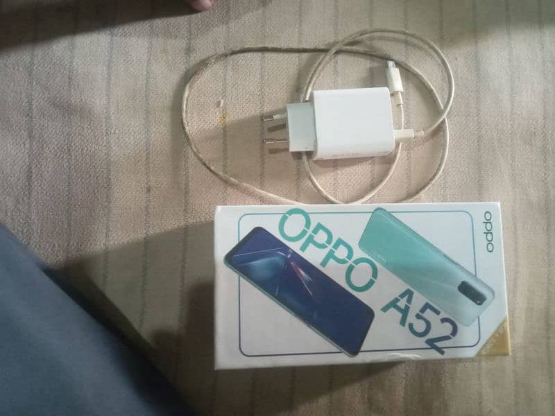 oppo A52 4GB 128GB 5000mah battery complet box charging 8