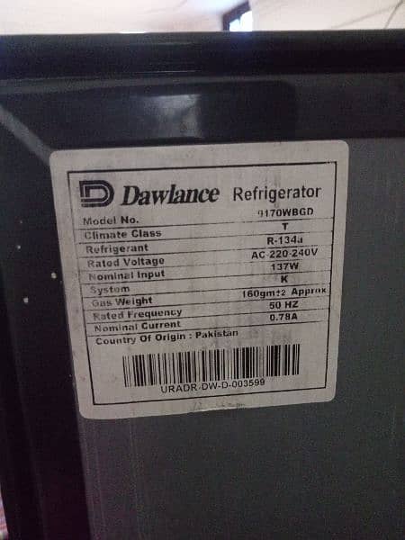 Dawlance Refrigerator 9170 WBGD Reflection 5