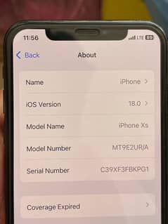 iPhone xs Dual PTA approved 64GB Fresh Condition 10/10