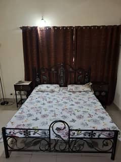 heavy wrought iron bed set for sale