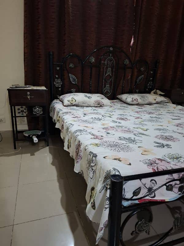 heavy wrought iron bed set for sale 2