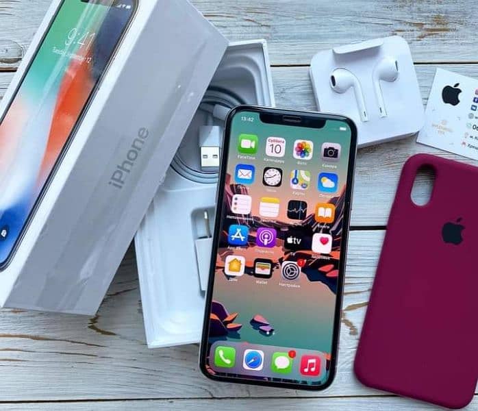 iphone x with complete box 0340=69=50=368 whatsapp number 1