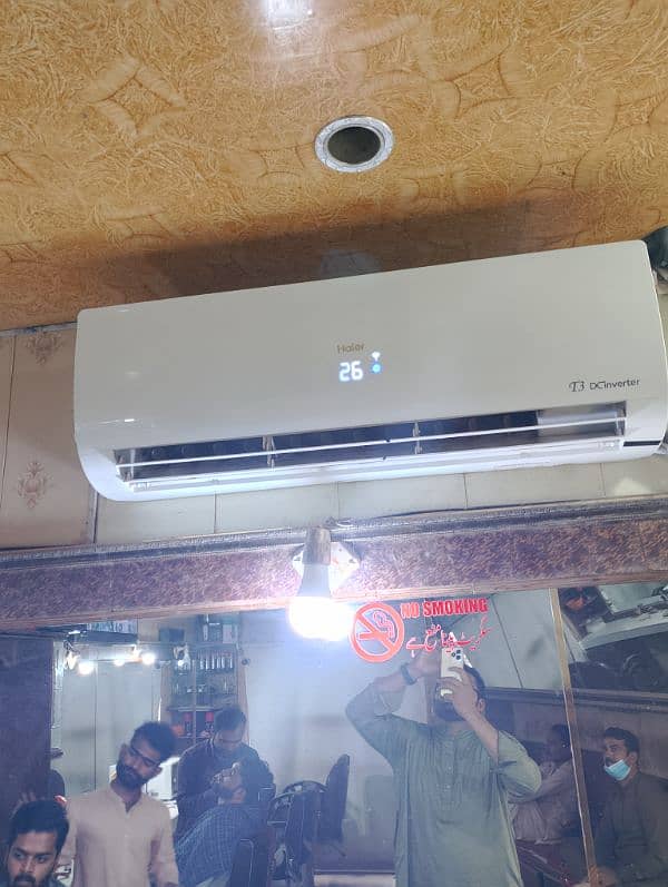 hair dc inverter ac new just 2 month use model hsu18hftcd no fault 3