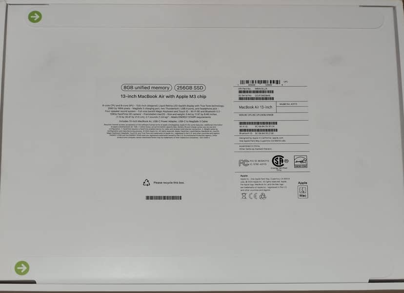 Macbook Air M3 8/256Gb Midnight laptop 2