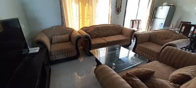 7 seater complete sofa set with tables