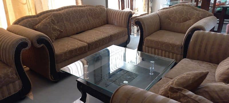 7 seater complete sofa set with tables 2