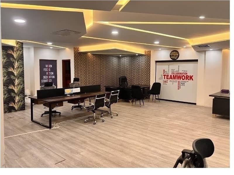 Area 1200 square Feet Brand New Corporation Office For Rent At Gulberg 3 Lahore 0