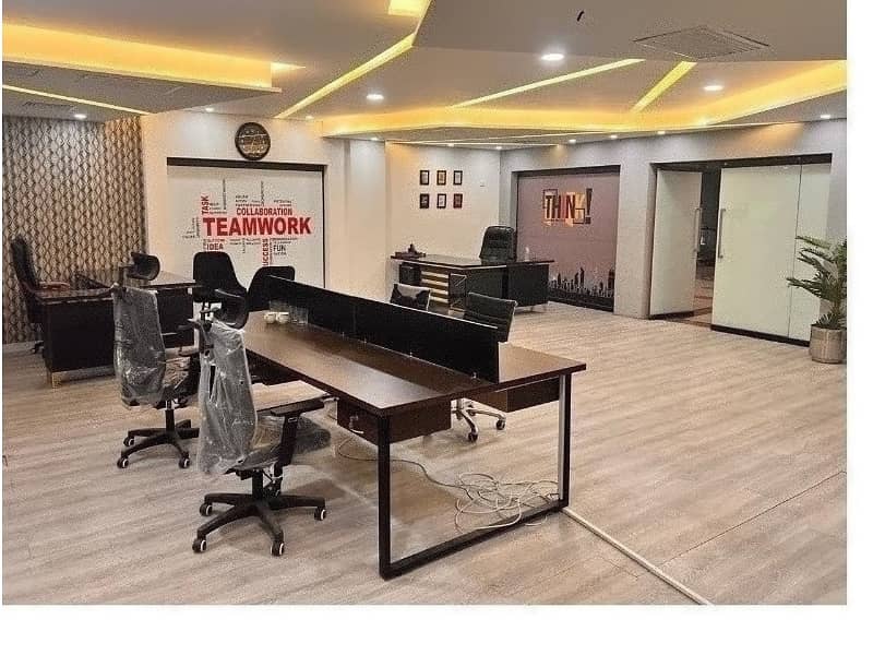 Area 1200 square Feet Brand New Corporation Office For Rent At Gulberg 3 Lahore 1