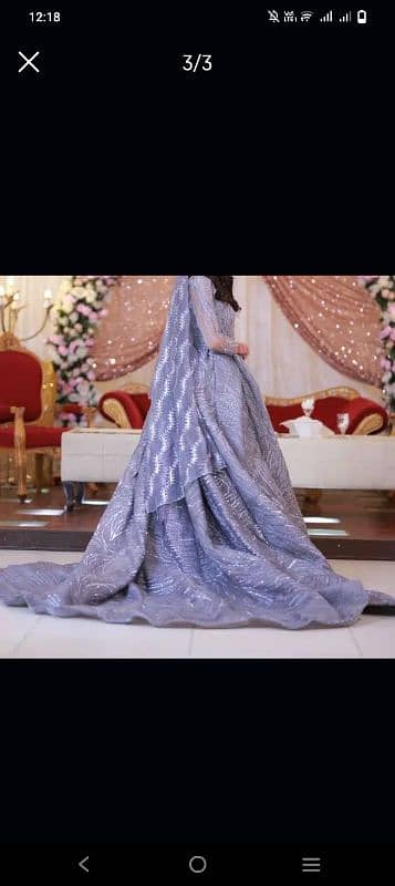 Valima/ Walima or wedding barbie gown or maxi or frock 1