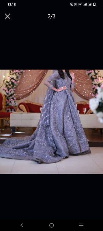 Valima/ Walima or wedding barbie gown or maxi or frock 2