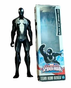 Black Spiderman Toy with Box for Kids | Marvel Action Figures