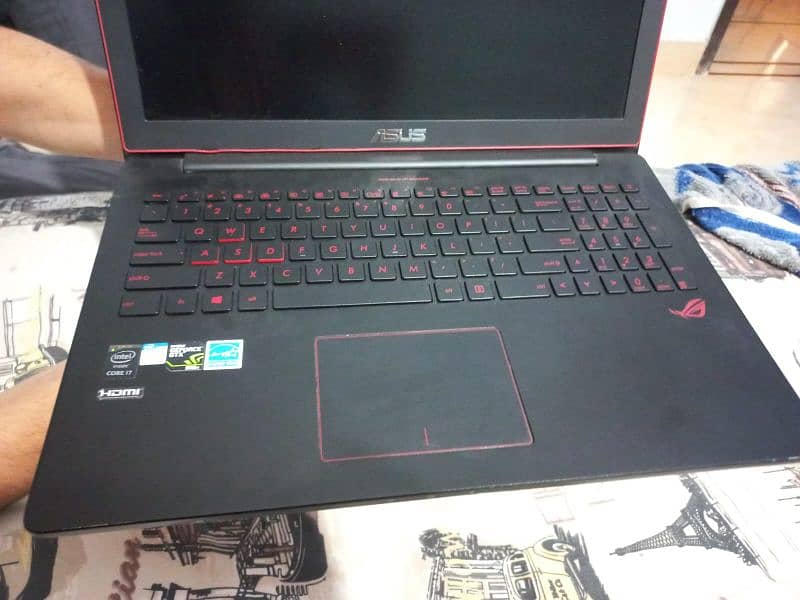 Laptop model: ASUS ROG G501J 4