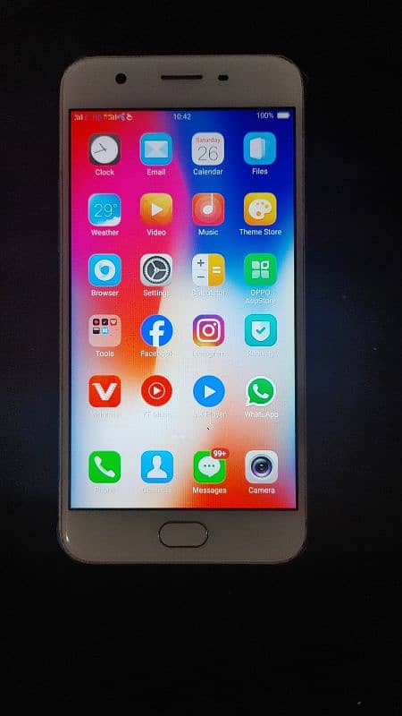 oppo a57  4.64 iphone ka sticker laga hua hai 03411825433 2