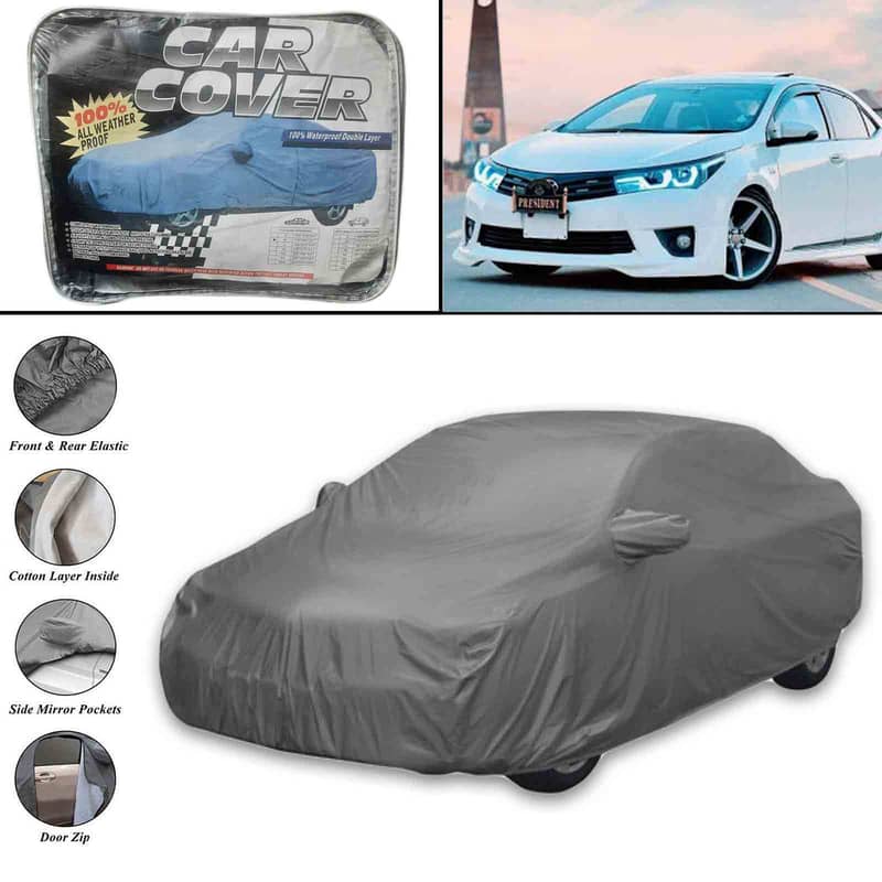 Universal Car Top Cover  Waterproof for Toyota Corolla and Honda 0