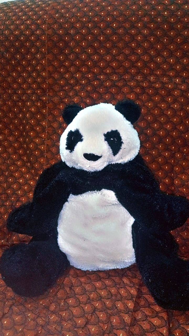 Cute Panda Plushie – Ideal for Playtime or Decor 1