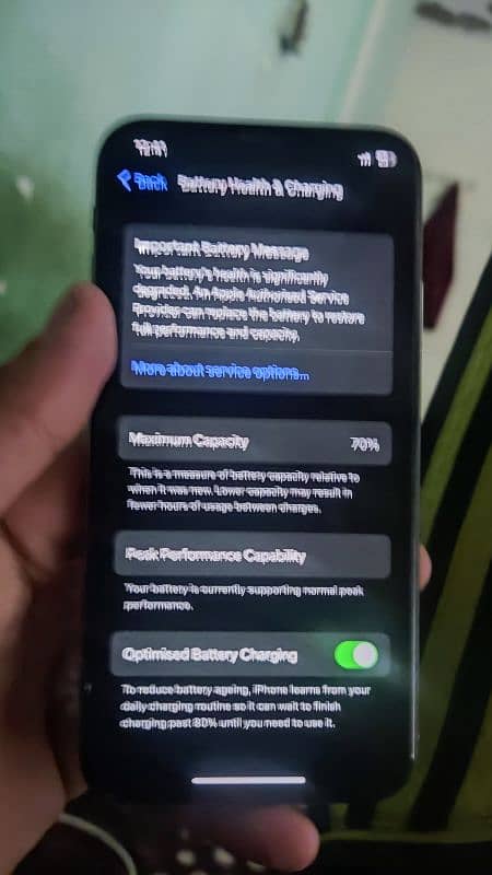 iPhone x 256 gb pta approved 2