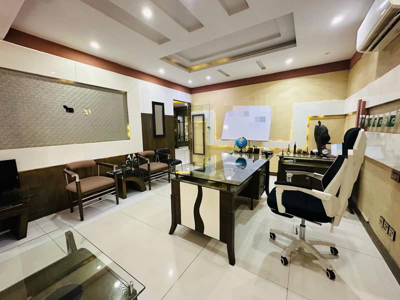 Fully Furnished Commercial Office For Rent At Most Prime Location Of Lahore 0