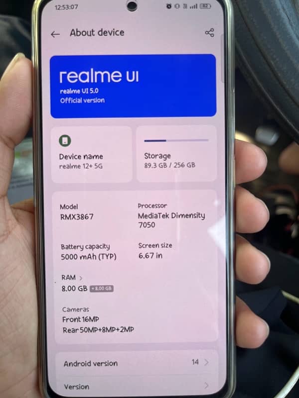 Realme 12 + 5G 0