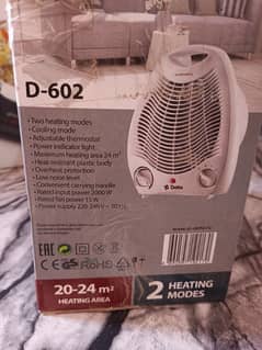 Delta electric fan heater D - 602