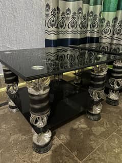 2 Glass Tables for sale .