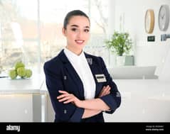 Required Female Hotel Receptionist