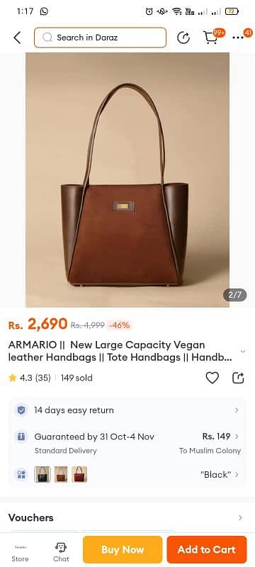 Handbag | Shoulder bag | Laptop bag | University bag  | Tote bag 0