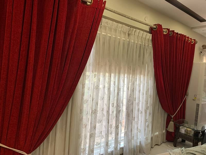 almost new imported heavy velvet curtains from Syraab 2