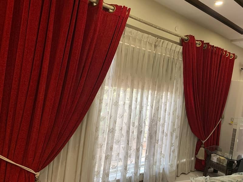 almost new imported heavy velvet curtains from Syraab 3