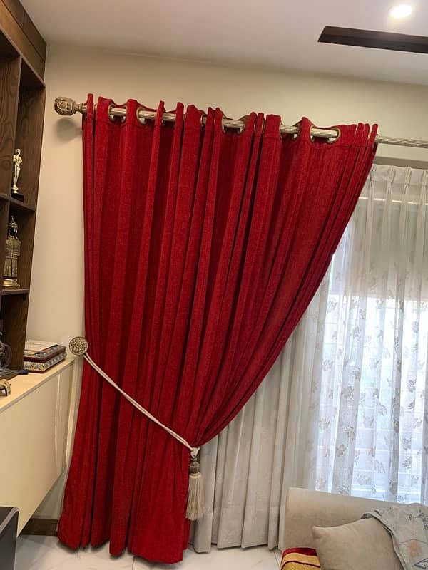 almost new imported heavy velvet curtains from Syraab 4