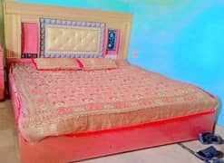 Double Bed, Almaari, Showcase, Dressing Table. . . . . . .  03223328076 0