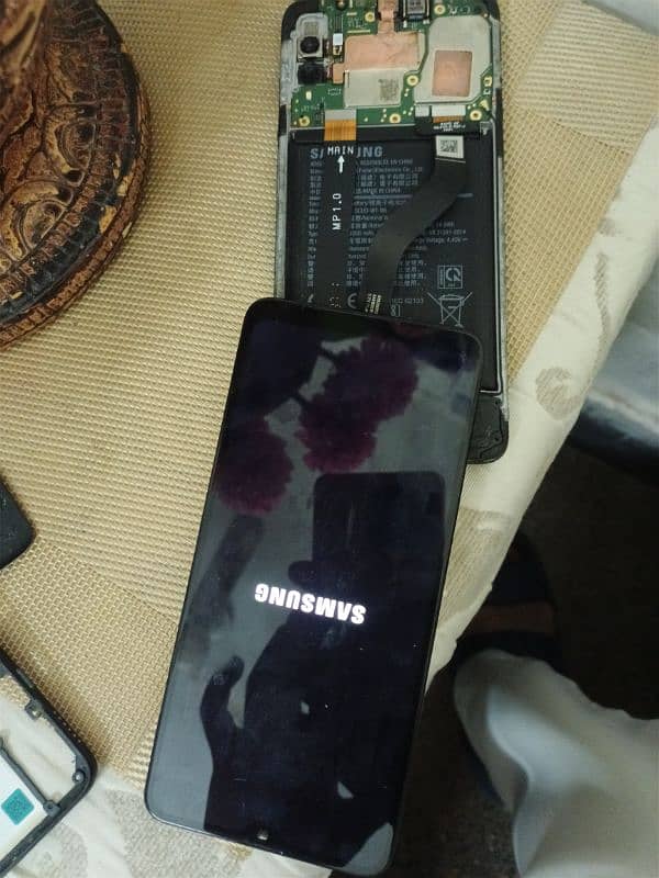 Samsung A20s original panel with original frame available 0