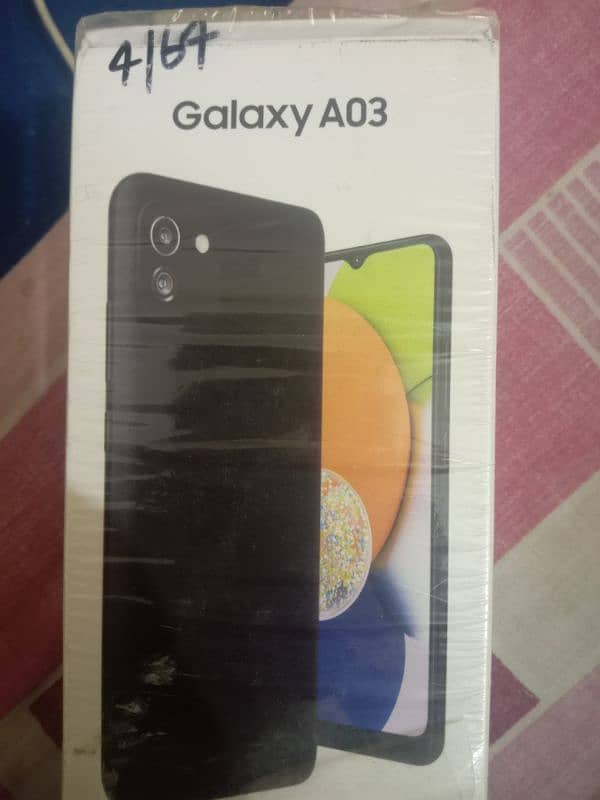 Samsung A 03 with box  4 gb 64 gb pta approved 9