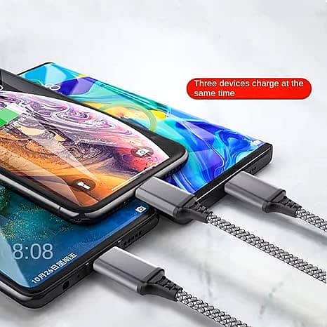 3 In 1 Fast Charging Cable Cord. 1