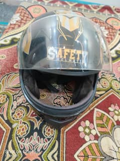 BLACK NEW HELMET FOR MOTORBIKE