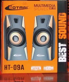 HT09A HOTMAI Portable Speaker Wired USB2.0 Powered W/3.5MM AUX