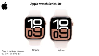 Apple Watch Series 10 Rose Gold with Light Blush 42mm, 46mm Sport Band