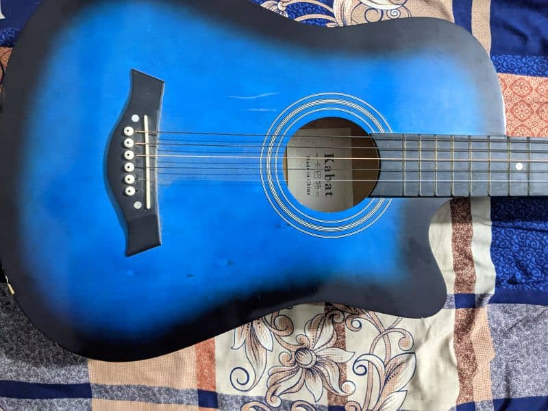 kabat guitar sky blue colour premium condition 1