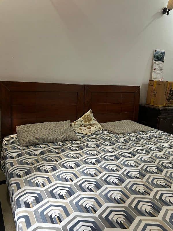 2 wooden single beds for sale 2