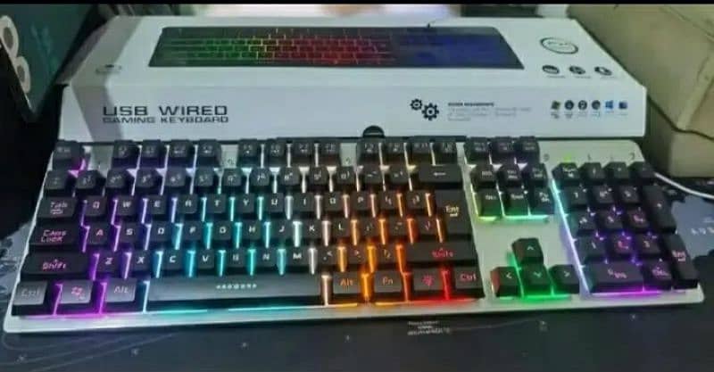 RGB Gaming Professional Keyboard Brand New Metal Body 3