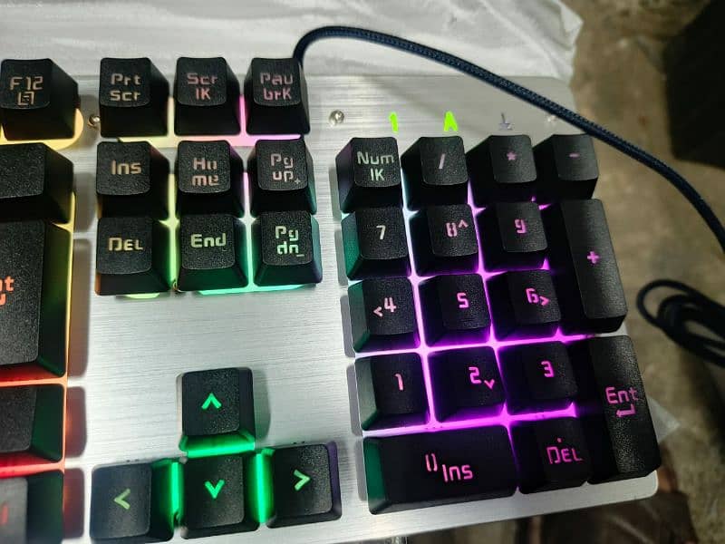 RGB Gaming Professional Keyboard Brand New Metal Body 5