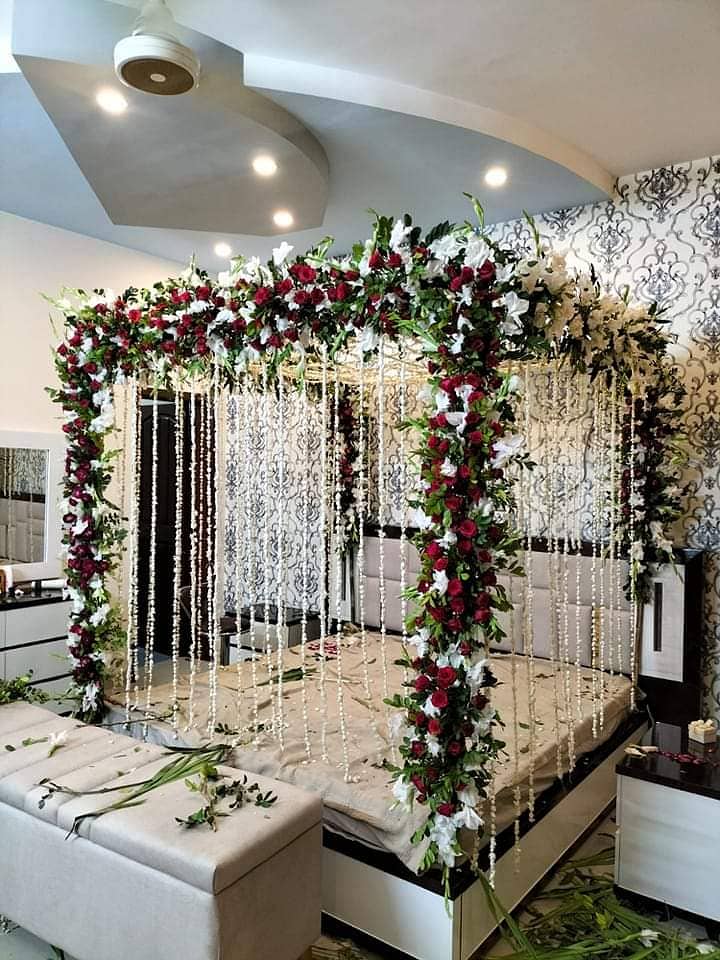 Events decor/Wedding room decor/Car decor/Mehndi decor 14