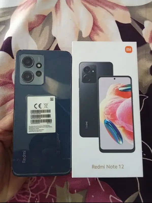 Xiaomi note 12 campalet box 8/128 only 2 month used 0