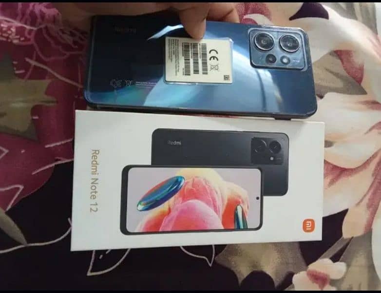 Xiaomi note 12 campalet box 8/128 only 2 month used 1