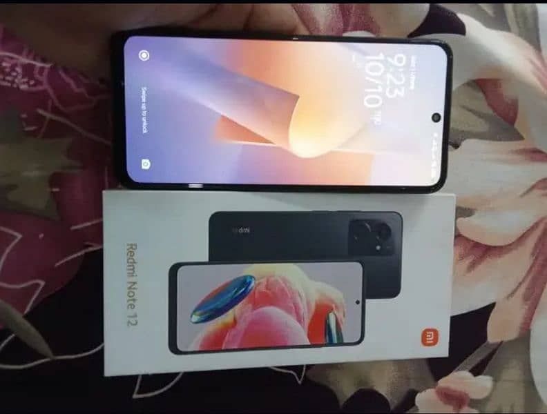 Xiaomi note 12 campalet box 8/128 only 2 month used 2