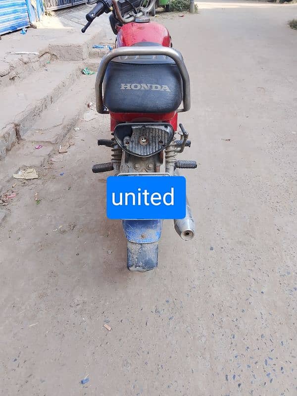 Urgent sale united motorcycle 1