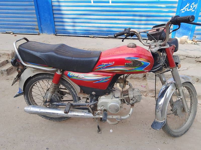 Urgent sale united motorcycle 3