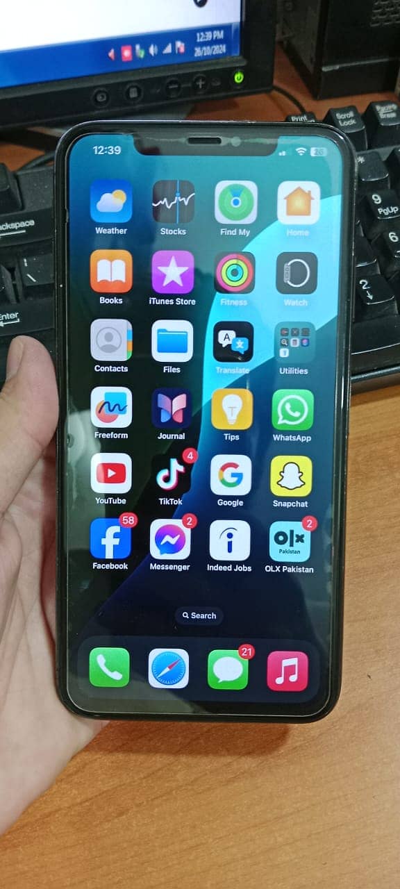 I Phone Xs Max 64GB PTA Aproved/Exchange Posible 0