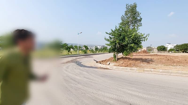 Prime 8.2 Marla Corner Plot with Dual 50 Ft Wide Roads in Bahria Town Phase 8!", top heighted view 22