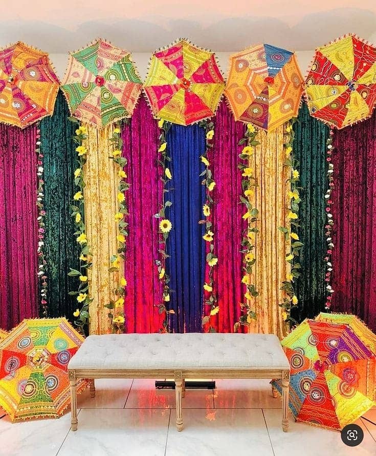 Nikkah decoration/barat decor/mehndi decor/event decoration/car decor 15